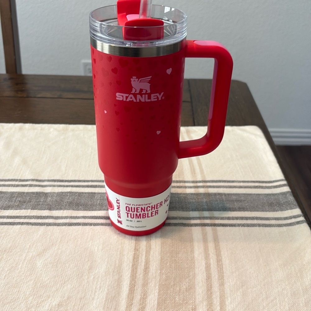 Stanley Red Insulated Water Bottle for Dining